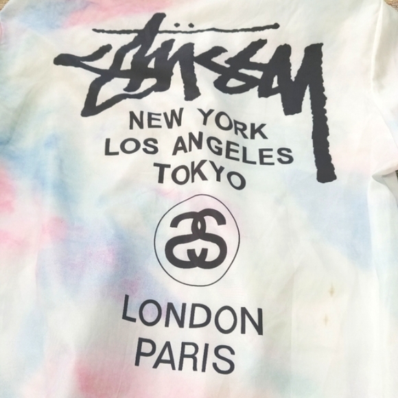 Stussy Cotton Candy Lightweight Windbreaker Jacket Men's Size Medium - Picture 4 of 7